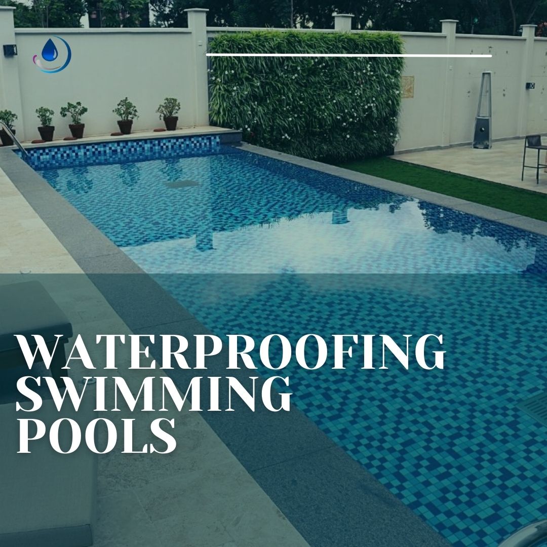 Waterproofing swimming pools